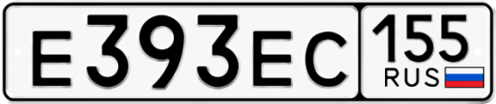 Красивый номер на авто Е393ЕС 155